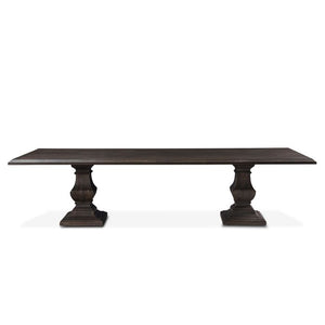 Home Trends Design Nimes 120In Vintage Brown Rectangle Dining Table