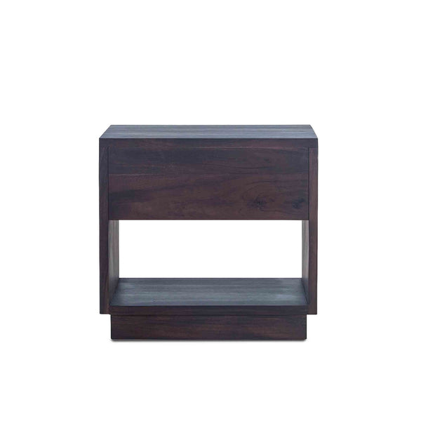 Home Trends Design San Marino 24 Inch Acacia Wood Walnut Finish Chest