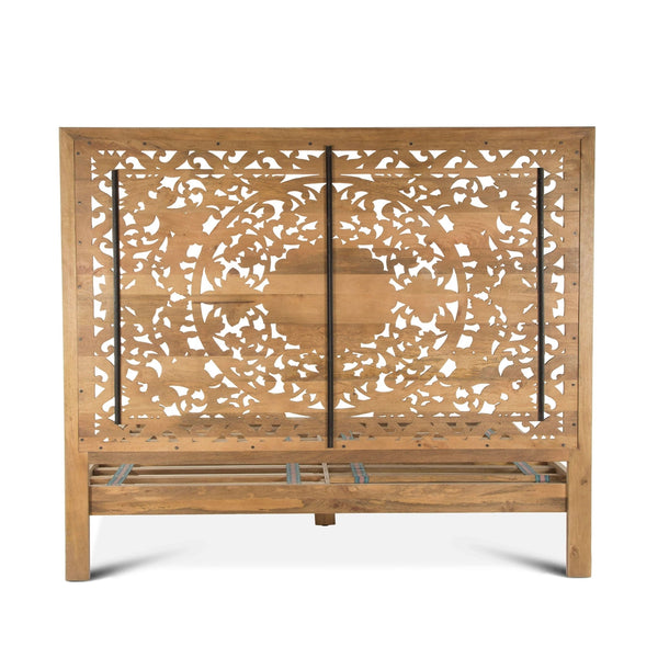 Home Trends Design Taj Mango Wood Queen Bed