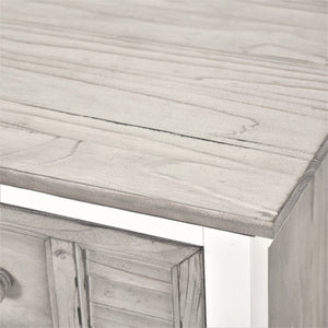 Seawinds Islamorada Dapple Grey Finish 4-Drawer Chest