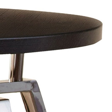 Steve Silver Coham End Table In Black Nickel