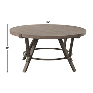 Steve Silver Portland Neutral Gray Cocktail Table