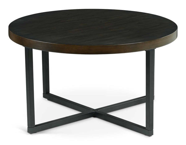 Steve Silver Yukon Walnut Coffee Table with Stools