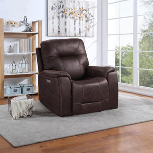 Steve Silver Lexington Triple-Power Recliner In Canyon Walnut