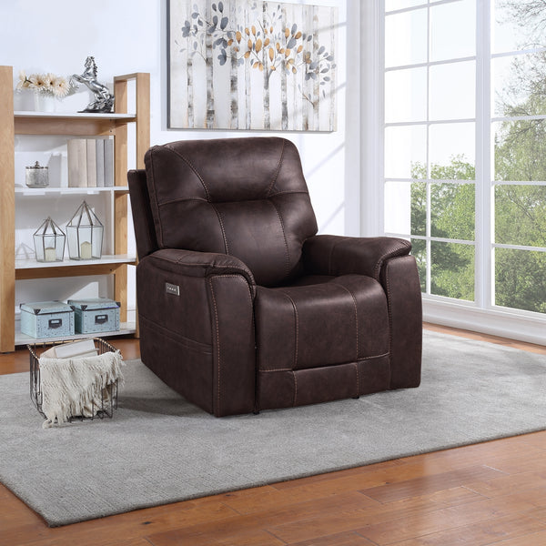 Steve Silver Lexington Triple-Power Recliner In Canyon Walnut