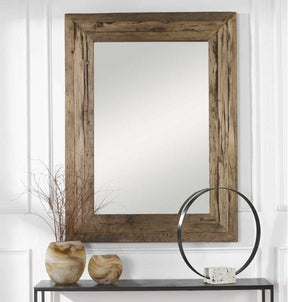 Uttermost Rennick Brown Rustic Mirror