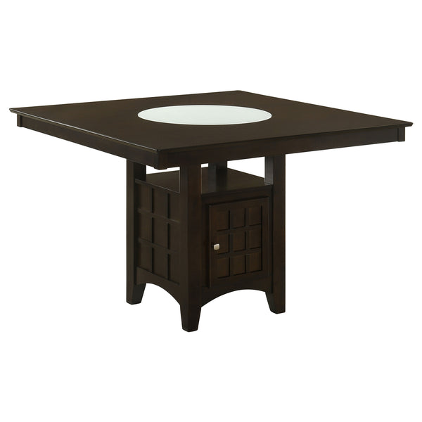 Coaster Gabriel 5-Piece Square Counter-Height Dining Set Cappuccino