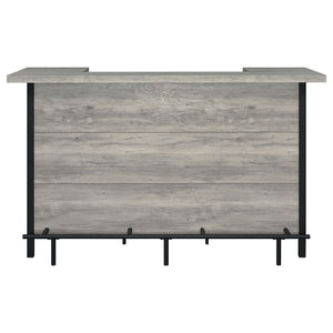 Coaster Bellemore Freestanding Home Bar Wine Cabinet Grey Driftwood