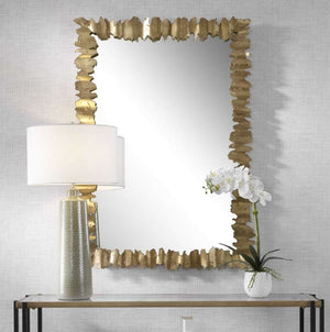 Uttermost Lev Antique Gold Mirror