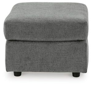 Stairatt Fabric Ottoman Gravel