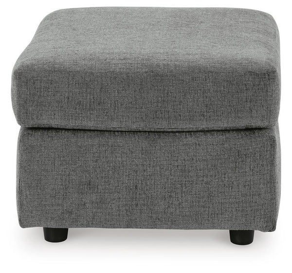 Stairatt Fabric Ottoman Gravel