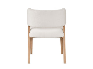 Universal Nomad Canberra Ivory/Tech Oak Prier Side Chair