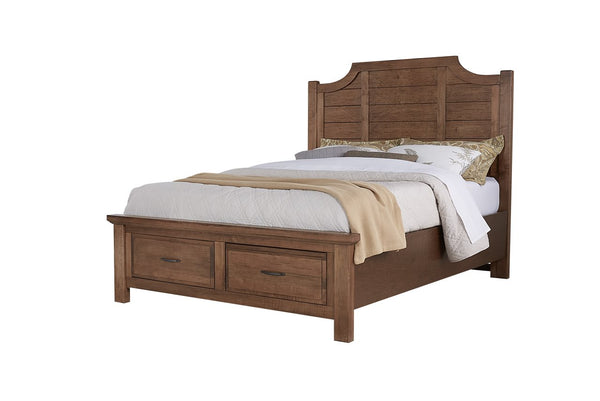 Vaughan-Bassett Maple Road Antique Amish Scalloped Queen Headboard