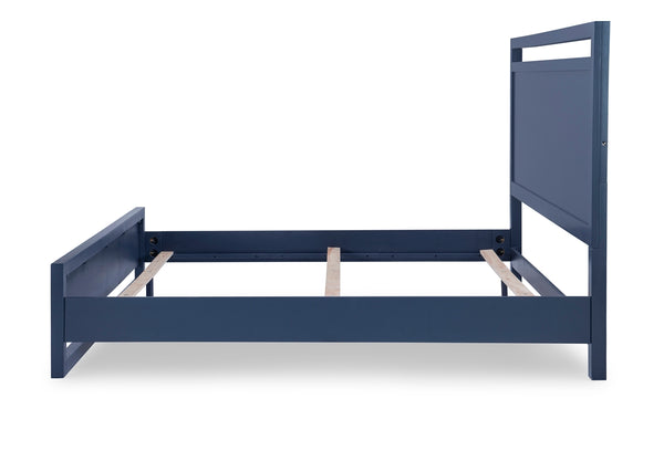 Legacy Classic Complete Panel Bed California King Blue Finish Summerland Inkwell