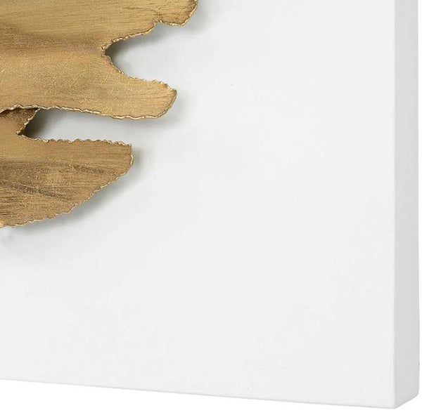 Uttermost Lev Gold/White Wall Art Decor