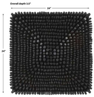 Uttermost Portside Black Wall Panel