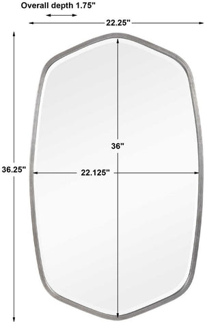 Uttermost Duronia Silver Leaf Mirror