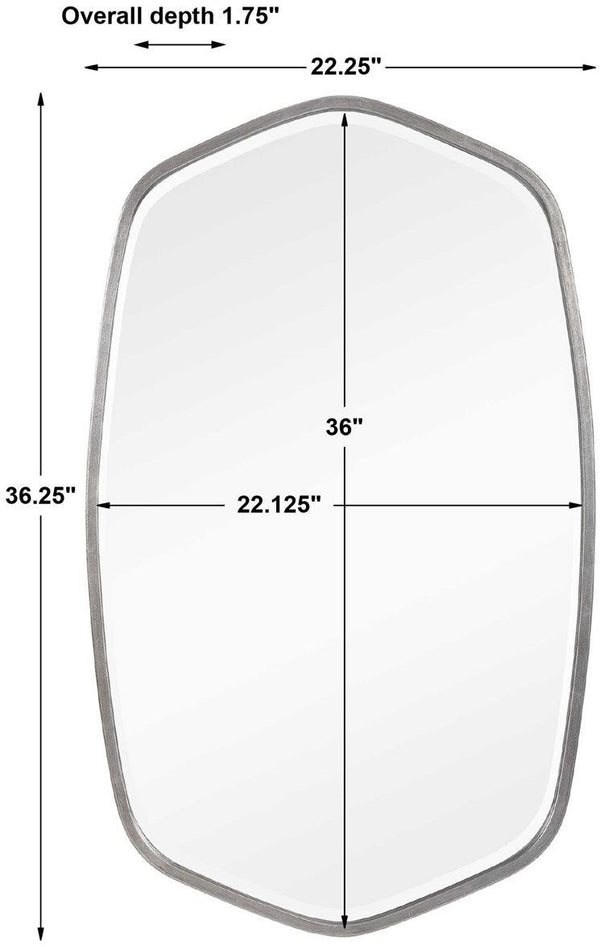 Uttermost Duronia Silver Leaf Mirror