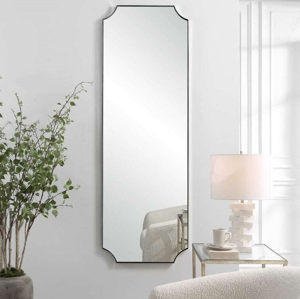 Uttermost Lennox Nickel Tall Floor Mirror