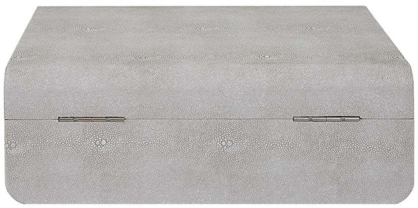 Uttermost Lalique White Shagreen Box