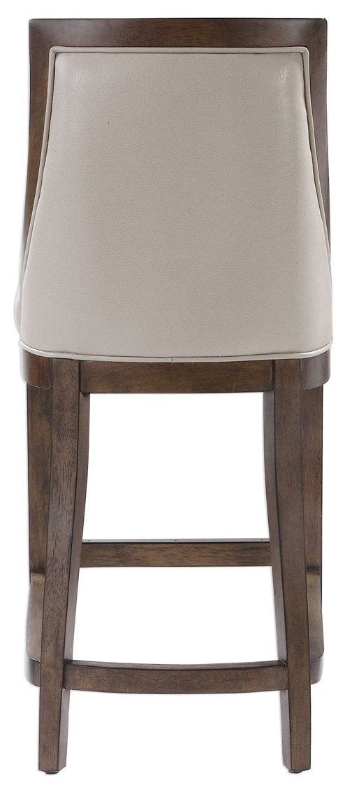 Uttermost Purcell Cappuccino Counter-Height Stool