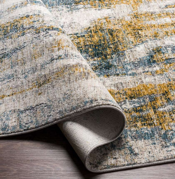 Uttermost Ladoga Cream/Denim Blue/Gray/Light Beige 5 X 8 Area Rug