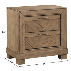 Steve Silver Montana Nightstand In Weathered Sand