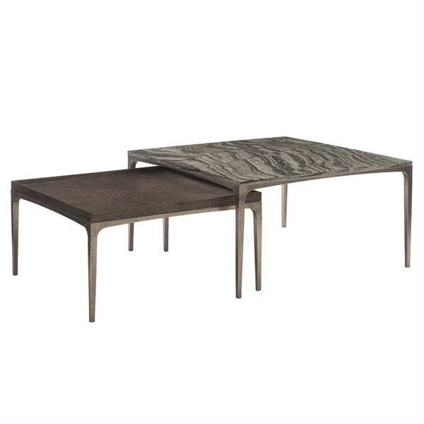 Bernhardt Strata Black Forest Top Cocktail Table