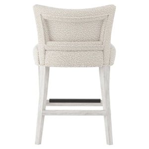 Bernhardt Giles Fabric Wire-Brushed Counter Stool