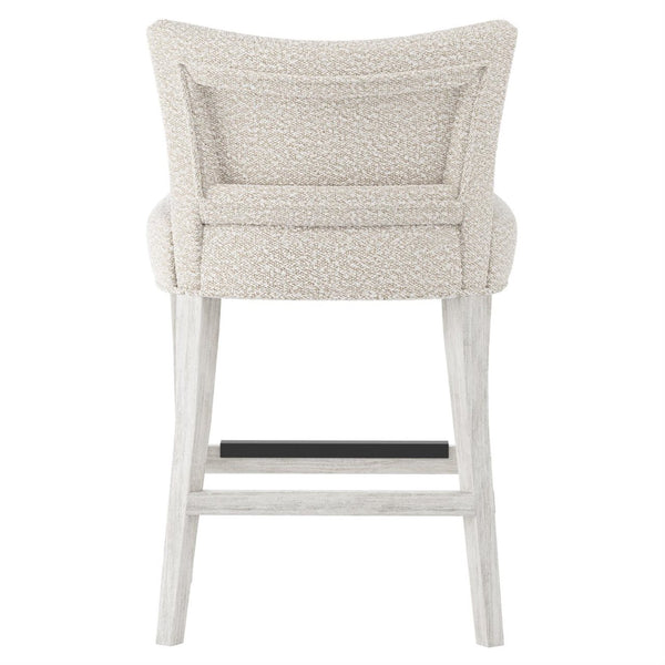 Bernhardt Giles Fabric Wire-Brushed Counter Stool