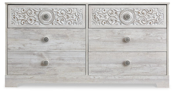 Paxberry 6-Drawer Dresser Whitewash