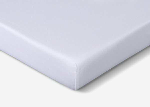 Bedgear Bright White Hyper-Linen Performance Crib Sheet
