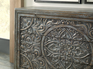 Hooker Furniture La Grange Lockhart Bluebonnet Soft Blue 3-Drawer Accent Chest