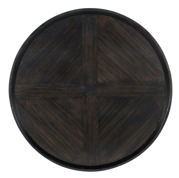 Hooker Furniture Commerce & Market Brown Round Cocktail Table
