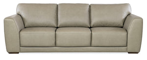 Hooker Furniture Keys Verona Sage Leather Sofa