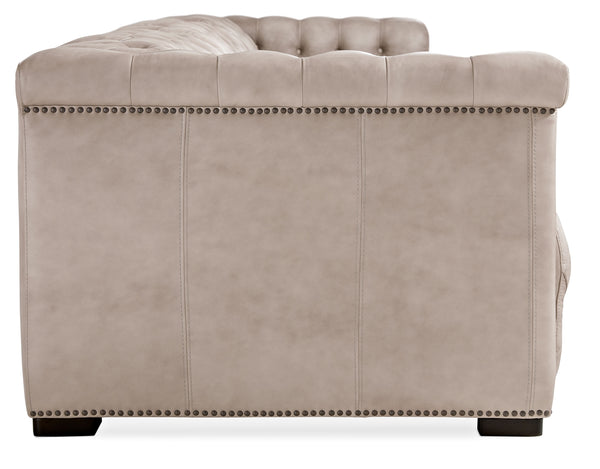 Hooker Furniture Savion Grandier Power Recliner Leather Sofa with Power Headrest