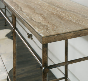 Hooker Furniture La Grange St James Metal & Stone Console Table