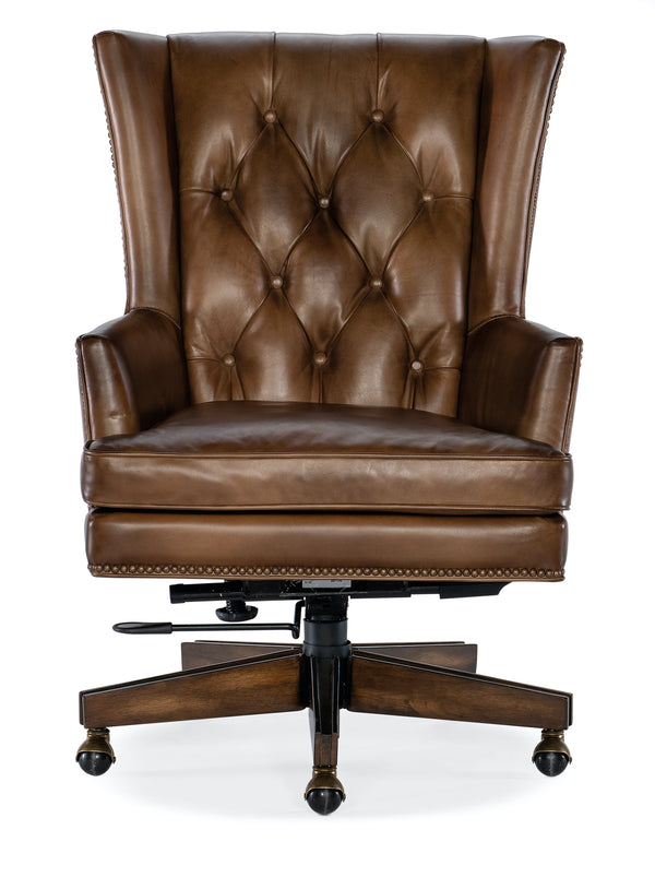 Hooker Furniture Finley Executive Leather Swivel Office Chair
