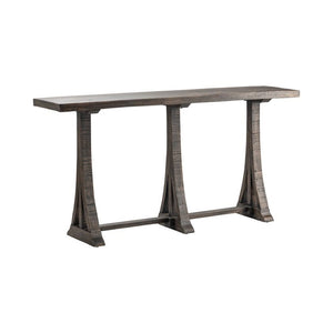 Crestview Alpine Dark Brown Console Table