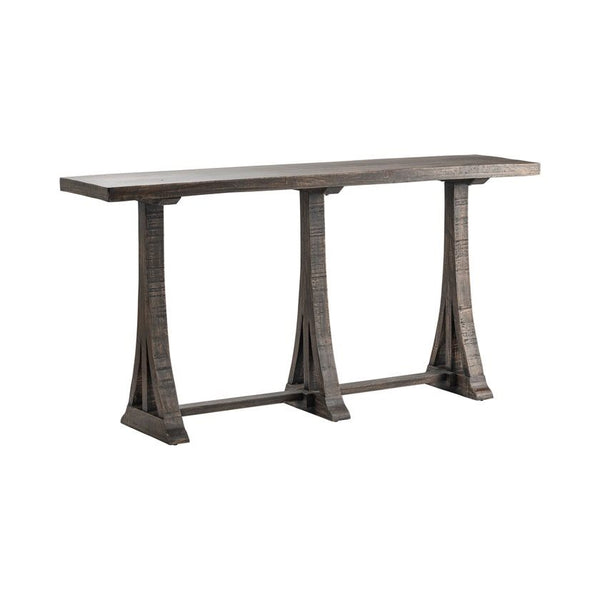 Crestview Alpine Dark Brown Console Table