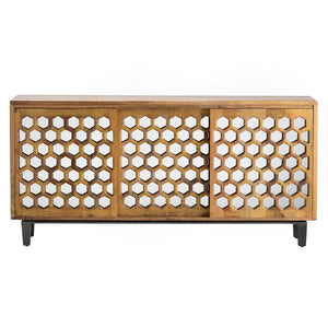 Crestview Bengal Manor Brown Sideboard Cabinet