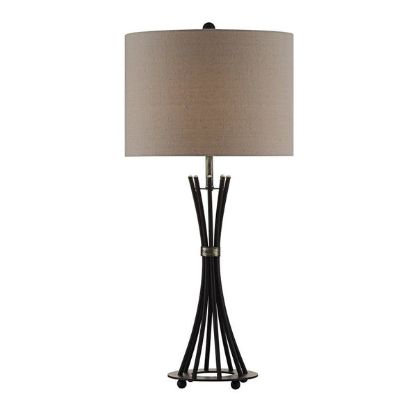 Crestview Beige/Black Table Lamp