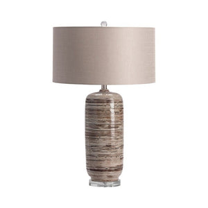 Crestview Ashlar Gray Table Lamp