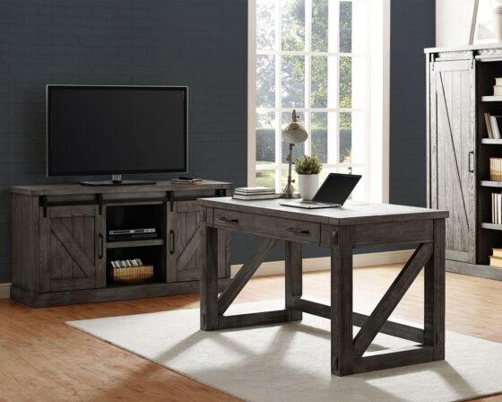 Martin Furniture Avondale Rustic Gray Bookcase