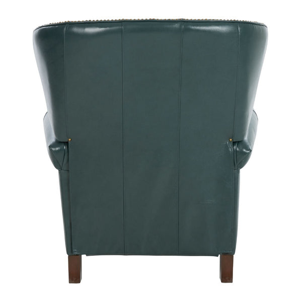 Barcalounger Highland Emerald Presidential Leather High/Low-Leg Recliner Chair