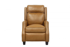 Barcalounger Shoreham Ponytail Nixon Leather High/Low-Leg Recliner Chair