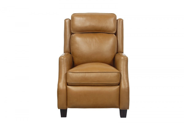 Barcalounger Shoreham Ponytail Nixon Leather High/Low-Leg Recliner Chair
