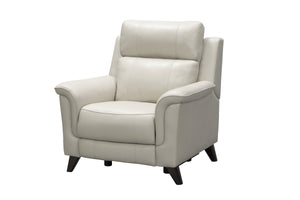 Barcalounger Laurel Cream Kester Leather Recliner Chair