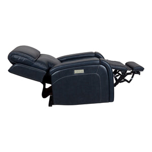 Barcalounger Rainer Ocean Glenwood Leather Recliner