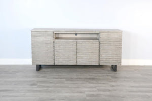Sunny Designs Alpine Grey 72 Inch Media TV Stand Console